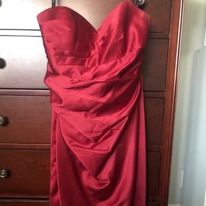 Red Bridesmaids Dress